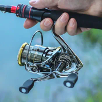 Shimano 10Kg Max Drag Power Metal Fishing Reel Spool Grip Saltwater Freshwater Front and Rear Drag System Spinning Reel