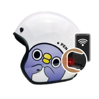 【iMini】iMiniDV X4 懶得鳥你 胖企鵝 安全帽 行車記錄器(3/4罩式 防水 防塵 廣角 高解析度)