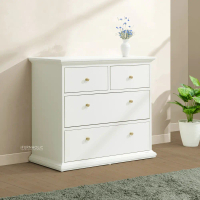 IFURNHOLIC Kamila 4 Drawers | Lemari Laci Kayu Minimalis Klasik | Lemari Drawer Pakaian | Kabinet La