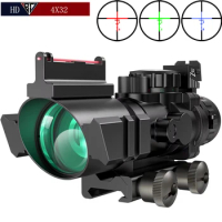 4x32 Riflescope 20mm Dovetail Reflex Optics Scope Tactical Sight For Hunting Gun Rifle Airsoft Sniper Magnifier Air Soft