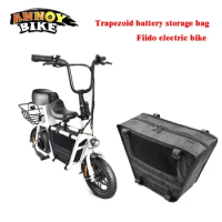 1108 Fiido Bag Travel Electric Bike Trapezoid Bag Thicken Waterproof Lithium Battery Storage Bag 1680D Oxford cloth 230D lining