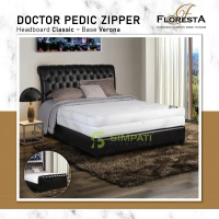 Springbed Floresta DR. PEDIC ZIPPER - TEBAL KASUR 28 cm Komplit Set