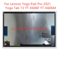 13" LCD Display For Lenovo Yoga Pad Pro 2021 Yoga Tab 13 YT-K606F YT-K606M YT-K606 LCD Touch Screen Digitizer Panel Assembly