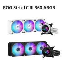 ASUS 華碩 ROG STRIX LC III 360 ARGB White Edition 白龍三代/飛龍三代