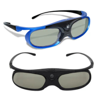 3D Glasses Active Shutter Rechargeable 3D Glasses Suitable for Nuts for NEC Optoma Zhige XGIMI BenQ Acer DLP Projector