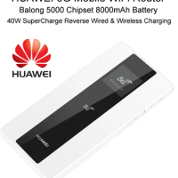 World First HUAWEI 5G Mobile WiFi Pro Router With Balong 5000 Chipset 8000mAh Battery Dual-Mode Networking Incredible 5G Speed