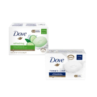【Dove 多芬】香皂潔膚塊90gx16入(滋養柔嫩/清爽水嫩)