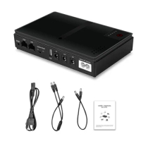 5V/9V/12V Large Capacity Mini Portable UPS Backup Power Adapter for WiFi,Ups or Router