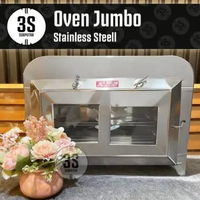 OVEN KUE KERING KOMPOR MANUAL TIGA BERLIAN BESAR JUMBO STAINLESS STEEL 3 SUSUN TANGKRINGAN Oven Saja