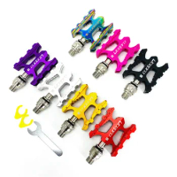 Litepro Bicycle Quick Release Bearing Pedal For Brompton Folding Bike Pedals Ultralight Aluminum Alloy Pedal