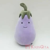 boneka terong terung sayuran lucu cute eggplant gendut ungu medium