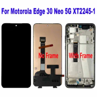 For Motorola Edge 30 Neo 5G XT2245-1 LCD Display Touch Screen Digitizer Assembly For Moto Edge30 Neo