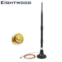 Eightwood Omni Wifi Antenna 2.4GHz 9dBi 3m Extension RP-SMA Plug for D-Link AT&amp;T Netgear Broadband Linksys Cisco Wireless Router