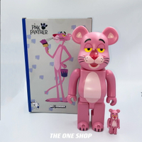 BE@RBRICK Pink Panther 頑皮豹 粉紅豹 庫柏力克熊 400+100%