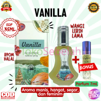 PARFUM VANILLA 35ML BIN ALI EDP BONUS PARFUM 7ML - PARFUM WANITA PRIA TAHAN LAMA - PARFUM MINYAK WAN