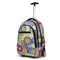Kids Rolling Luggage Backpacks School Backpacks with wheels kids trolley bag children luggage Wheeled backpacks bag for school