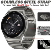 Luxury 22mm Stainless Steel watch band for Huawei Watch 4 GT2 3 pro 46mm strap for samsung watch 6 5 4 loop for seiko bracelet