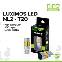 LUXIMOS LAMPU SEIN MOBIL T20 TANCAP DAJJAL WARNA KUNING TITIK MATA NL2 48 TITIK EXTREME BRIGHT