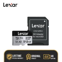 Lexar Professional Silver Plus MicroSDXC UHS-I A2 V30 512GB - micro SD 512 GB Otg Storage
