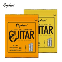 Orphee Classical Guitar Strings NX35/NX36 6 Strings Silver Plated Nylon Guitarra Strings Classical Guitar Parts &amp; Accessories