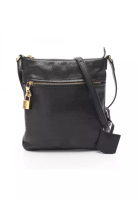 Loewe Pre-Loved LOEWE Anagram Shoulder bag leather black