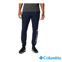 Columbia哥倫比亞 男款-彈性慢跑褲-深藍 UAE54410NY / S22