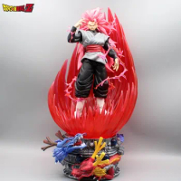 Dragon Ball Figure Ssj3 Rose Goku Black Action Figures Super 3 Goku Anime Pvc Stand Collectible Model Ornament Toys Doll Gifts