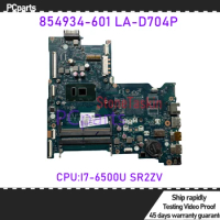 PCparts Original CDL50 LA-D704P For HP Pavilion 15-AY Laptop Motherboard 854934-601 854937-601 I5-6200U I7-6500U DDR4 MB 100%
