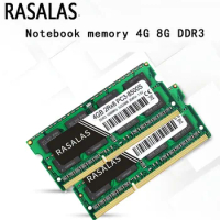 Rasalas DDR3 Laptop Memory Ram 2G 4G 8G 1066 1333 1600Mhz 2Rx8 1.5V 204Pin PC-8500 10600 12800MHz Notebook Oперативная Nамять