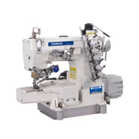 Pneumatic Direct Drive High Speed Cylinder Arm Industrial Interlock Sewing Machine HK-600-PUT 13mm Max. Sewing Thickness 55/58KG