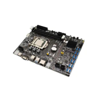 12 Graphics Cards 12 GPU motherboard B75 12 USB intel 1155 Chipset B75 motherboard with CPU