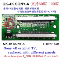 For Sony 2 K Perbaikan TV Ganti Papan Konversi LCD untuk Memecahkan Masalah Tidak Menyala 2 X SONY 4K UHD 60HZ 120HZ
