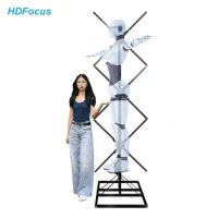 3*100Cm Ologramma 3D Other Advertising Equipment Splicing Led Fan Video Wall Hologram Projector 3D H