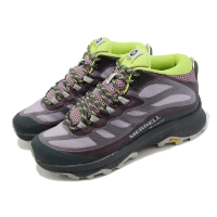 MERRELL 戶外鞋 Moab Speed Mid GTX 女鞋 紫黑 綠 防水 襪套式 登山 運動鞋(ML067516)