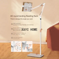 Reading Book Rack Floor Stand Office Mobile Phone Notebook Tray Book Tablet Tray Morning Reading Clip Adjustable Height/Angle