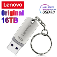 Lenovo Original USB 3.0 Pendrive 16TB Metal High Speed Flash Pen Drive Portable Waterproof U Disk Stick Mini SSD Memoria Pen USB