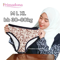 Harga 1 pcs M L XL bb 30-80kg CD WANITA PREMIUM / Elastis Lentur Adem / Primadona underwear / Panty