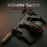 BLASTER TEC-9 BLOWBACK Exclusive Edition M3tal Gearbox With Mosfet Sistem WGB WGG