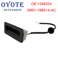 OYOTE 1346324 3M51-19B514-AC Rear Trunk Opening Release Switch Button For Ford Focus C-MAX CAP 03-07 CAB RIOLET CA5 2006-2010