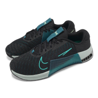 【NIKE 耐吉】訓練鞋 Metcon 9 黑 藍綠 男鞋 健身 重訓 穩定 運動鞋(DZ2617-003)