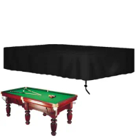 7ft 8ft 9ft Pool Table Cover Outdoor Dust-Proof Furniture Protector Covers 210D Oxford Cloth Dust Cover Dustproof Billiard Cover