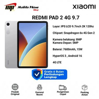 XIAOMI REDMI PAD 2 4G 9.7 (4GB/128GB) | IPS LCD 9.7Inch | Snapdragon 6s 4G Gen 2 | 4G | 7600mAh 15W 