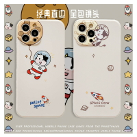 側圖宇航員小牛蘋果11ProMax手機殼7plus全包8軟6代硅膠iPhone12mini直邊SE男8P女XR潮xs保護套XSMAX新款12