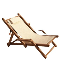 Lounge outdoor beach chair, living room lounge chair, folding terrace beach chair
