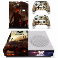 Game State of Decay 2 Skin Sticker Decal For Microsoft Xbox One S Console and 2 Controllers For Xbox One S Skins Sticker Vinyl
