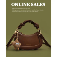 กระเป๋าใบเล็กย้อนยุคระดับไฮเอนด์, Auudre, สำหรับผู้หญิง, กระเป๋าสะพายข้างอเนกประสงค์, กระเป๋าสี่เหลี