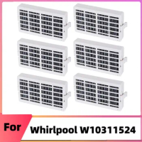 6pcs Air Fresh Filter For Whirlpool W10311524 AIR1 W10315189 W10335147 Refrigerator Deodorization Activated Carbon Filter Parts