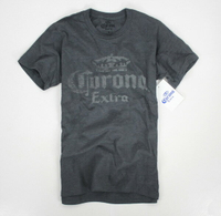 美國百分百【全新真品】corona extra 皇冠 文字T 短袖 T恤 鐵灰色 棉T M號 T-shirt 板橋 面交