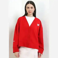 Giordano Women's National Day Cardigan 0537512581 M Red