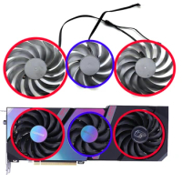 Graphics card Fan DC12V 4Pin RTX3070 RTX3080 for COLORFUL GeForce RTX 3070 3080 3060Ti iGame Ultra